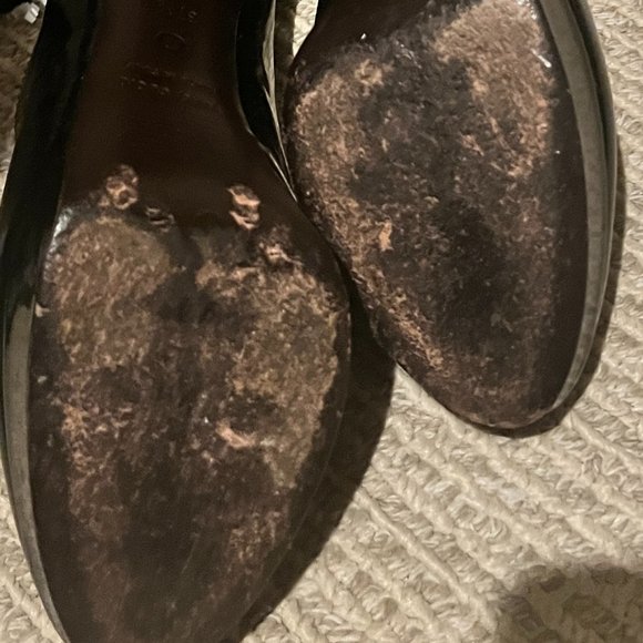 L' AUTRE Chose Black Leather High Heels Pumps Shoe - Picture 4 of 4